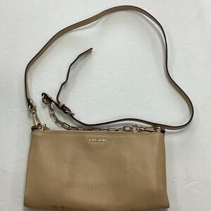 Coach Beige Crossbody Bag